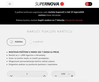 Supernova-Kartica.hr(Supernova Poklon Kartica) Screenshot