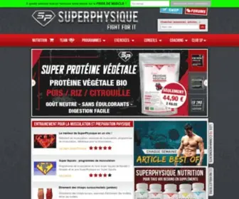 Superphysique.org(Musculation 100% naturel (sans dopage) avec SuperPhysique) Screenshot