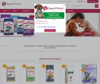 Superpiensos.com(Royal Canin) Screenshot