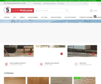 Superpodlaha.cz(Nabízíme široký sortiment podlahových krytin. koberce metráž) Screenshot