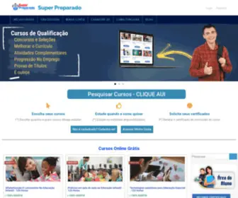 Superpreparadocursos.com.br(Cursos para Professores) Screenshot