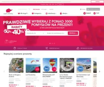 Superprezenty.pl(Pomysły na oryginalny i wyjątkowy prezent) Screenshot