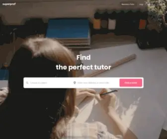 Superprof.com.au(Find a tutor for home tuition or online tutoring) Screenshot