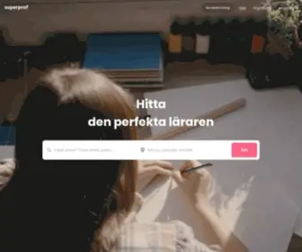 Superprof.se(Privatlektioner Superprof) Screenshot