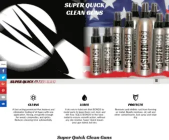 Superquickcleanguns.com(Your Total Gun Care Solution) Screenshot