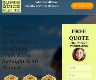 Superquicksolar.com.au(Solar Installation Experts) Screenshot