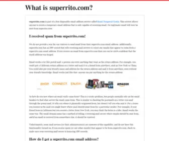 Superrito.com(An explanation of what) Screenshot