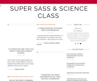 Supersassandscienceclass.com(Super Sass & Science Class) Screenshot