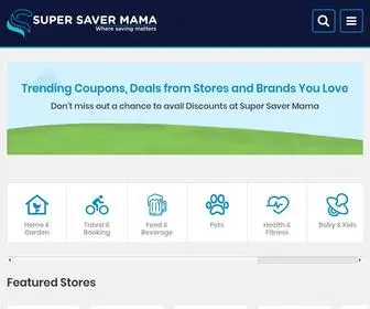 Supersavermama.com(Super Saver Mama) Screenshot
