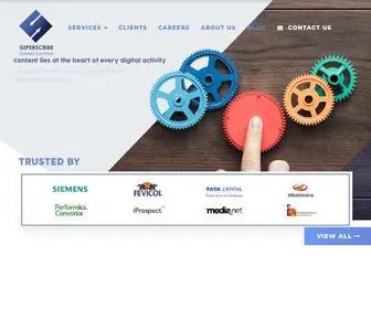 Superscribecontent.com(Superscribe Content Solutions) Screenshot