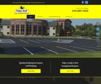 Supersealinc.com(Asphalt Paving Services) Screenshot