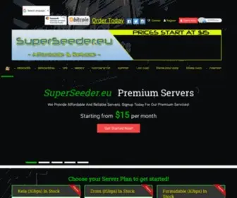 Superseeder.eu(Portal Home) Screenshot