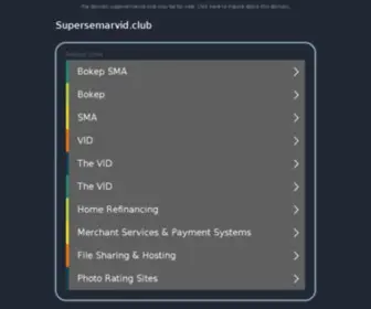 Supersemarvid.club(Supersemarvid club) Screenshot