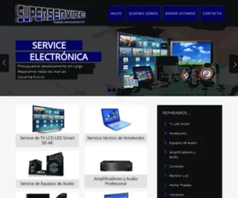 Superservicesrl.com.ar(Servicio técnico tv) Screenshot