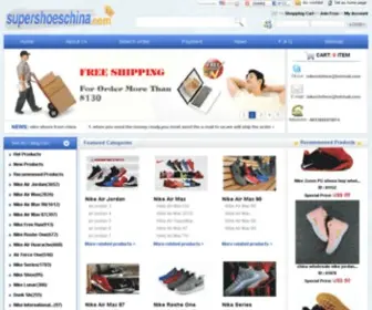 Supershoeschina.com(Cheap wholesale nike shoes) Screenshot