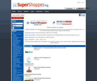 Supershopper.org(Classifieds) Screenshot