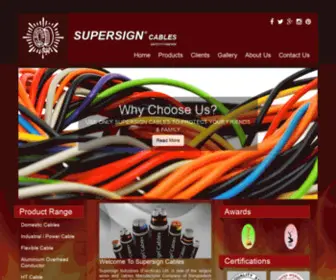 Supersigncables.com(Supersign Cables) Screenshot