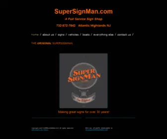 Supersignman.com(The ORIGINAL supersignman ) Screenshot