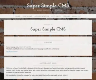 Supersimplecms.tk(Your Mach) Screenshot