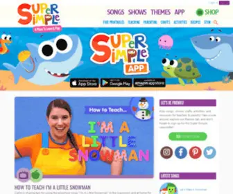 Supersimpleonline.com(Super Simple) Screenshot