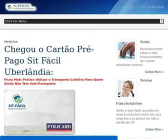 Supersit.com.br(Sistema de Bilhetagem Eletr) Screenshot