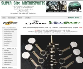 Supersixmotorsports.com(Super Six Motorsports) Screenshot