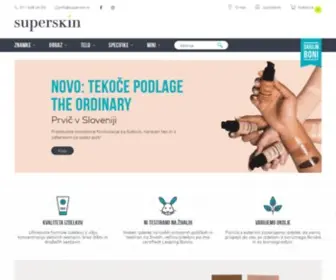Superskin.si(Super izdelki za nego kože) Screenshot