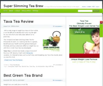 Superslimmingteabrew.com(Tava Tea) Screenshot