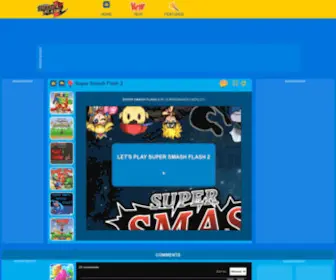 Supersmashflash2.co(Super Smash Flash 2 also known as SSF2) Screenshot