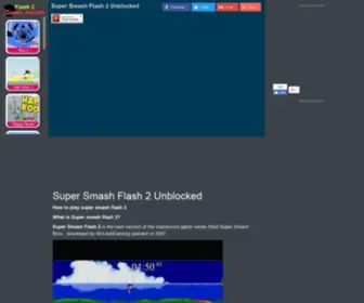 Supersmashflash2S.com(Super smash flash 2 games) Screenshot