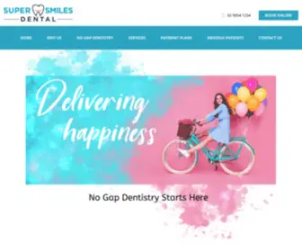 Supersmilesdental.com.au(Super Smiles Dental) Screenshot