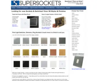 Supersockets.co.uk(Super Sockets) Screenshot