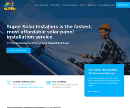 Supersolarinstallers.com(Super Solar Installers) Screenshot