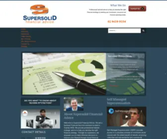 Supersolid.com.au(Supersolid Financial Advice) Screenshot