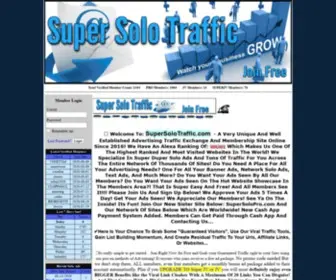 Supersolotraffic.com(Text Ads and Tons of Instant Traffic) Screenshot