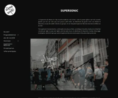 Supersonic-Club.fr(Supersonic) Screenshot