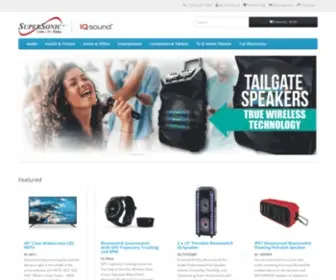 Supersonicinc.com(Audio & Video Consumer Electronics) Screenshot