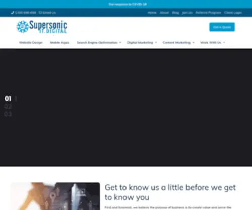 Supersonicit.digital(Digital Agency Australia) Screenshot