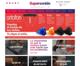 Supersonido.es(Especialistas en Alta Fidelidad y Cine en Casa) Screenshot