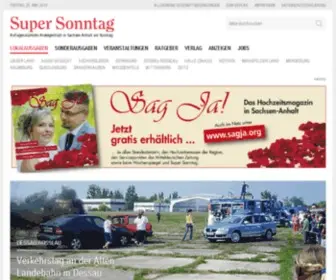 Supersonntag-Web.de(Super Sonntag) Screenshot