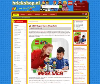 Superspeelgoed.nl(LEGO en DUPLO koop je bij BRICKshop Holland) Screenshot