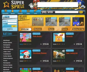 Superspiele.de(Online Spiele kostenlos) Screenshot