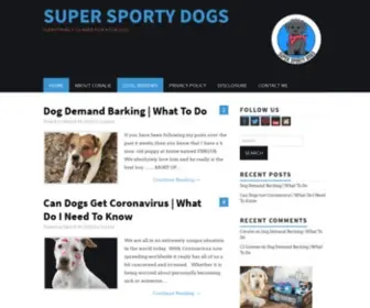 Supersportydogs.com(Super Sporty Dogs) Screenshot