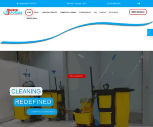 Superspotless.ca(Kelowna Commercial Cleaning) Screenshot