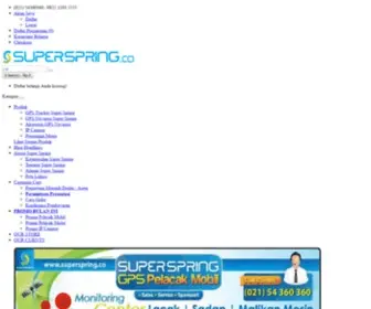 Superspring.co(Jual GPS Tracker Mobil Murah Berkualitas SUPER SPRING GPS) Screenshot