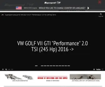Supersprint.com(Performance exhaust systems) Screenshot