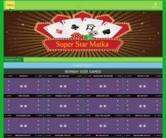 Superstarmatka.com Screenshot