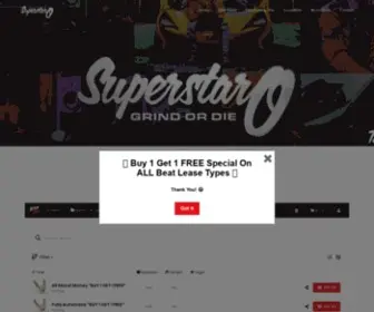 Superstaro.com(Buy Beats) Screenshot