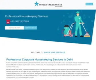 Superstarservices.in(Housekeeping services in Delhi) Screenshot