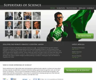 Superstarsofscience.com(Discover the World's Greatest Scientists) Screenshot